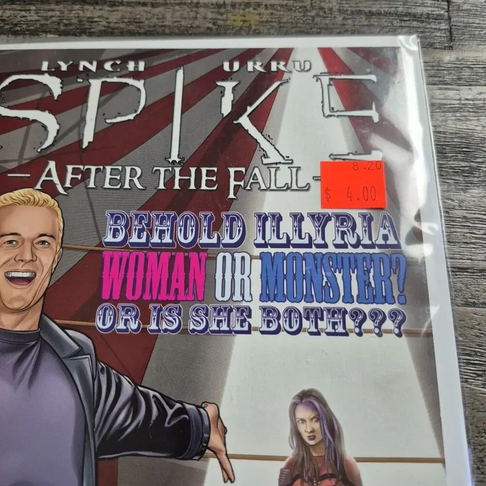Spike After The Fall #4 CVR-B Comic Book 2008 IDW Publishing Buffy Vampire Sharp